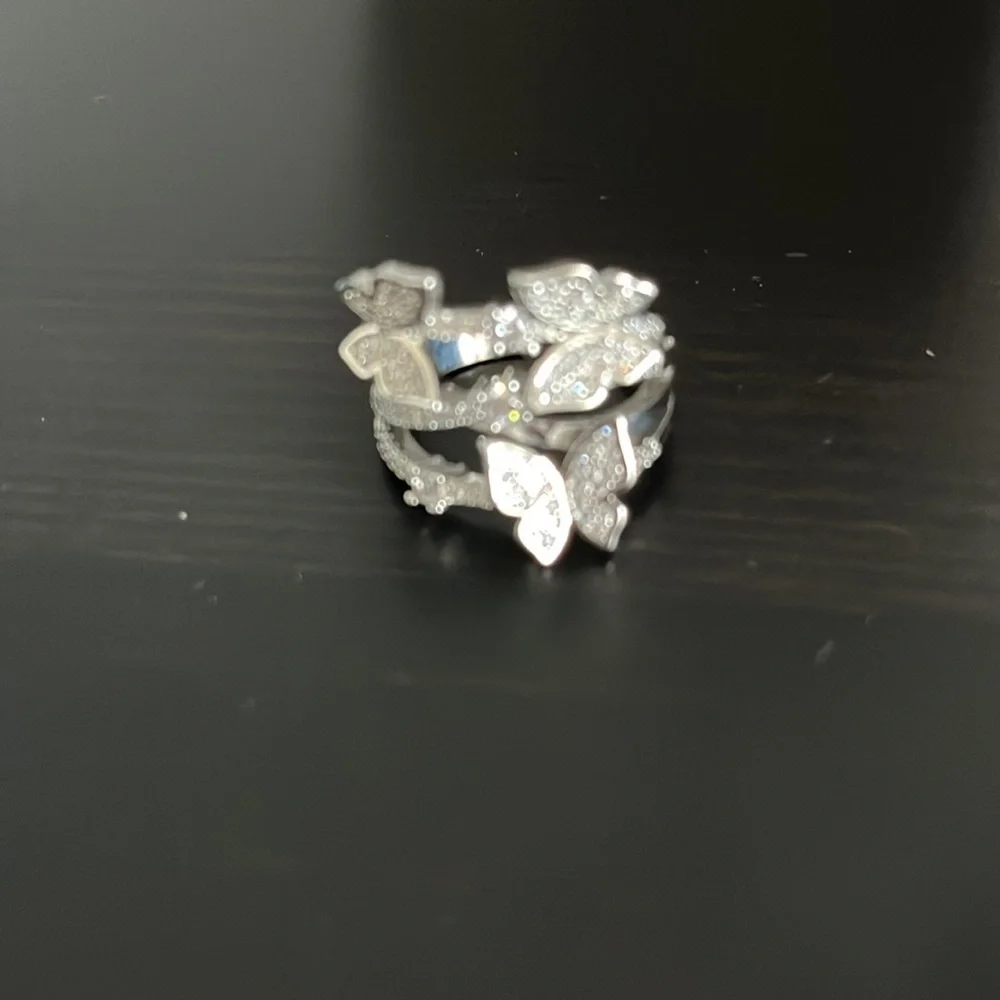 Silver and CZ butterfly ring 🦋 - Picture 3 of 3